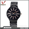 Black Color Full Ceramic 6mm Thin Quartz Watch for Men and Women Ceramic Lady Watch